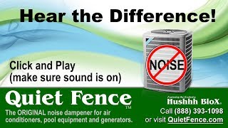 Quiet Fence Noise ScreenHear the Difference [upl. by Francyne304]