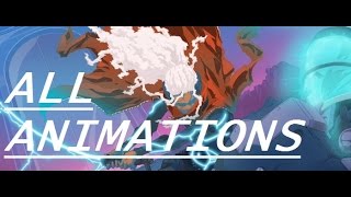 Furi  All Bosses Grapples and Critical Animations [upl. by Itaws]