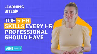 Top 5 HR Skills Every HR Professional Should Have [upl. by Ness]