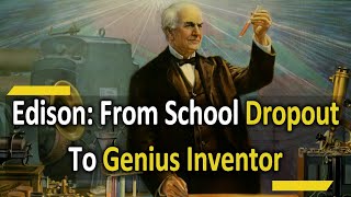 Thomas Alva Edison From School Dropout To Genius Inventor Of Light Bulb  Motivational Biography [upl. by Llyrat]