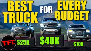 New Truck Prices Are Crazy High So Here Are 3 Affordable Pickups For 3 Different Budgets [upl. by Ahsiekat]