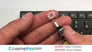 Single Laptop Keyboard Keys Repair Guide  Lenovo Thinkpad W550 T560 20FL 04Y2348 [upl. by Eehsar]