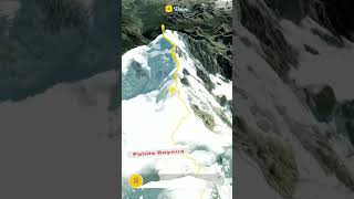 Mont Blanc 🏔️ mountains inspiration 2024 trip treking hiking passion shortvideo shorts [upl. by Lance17]