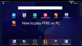 FFBE  How to play on PC [upl. by Itnahsa]