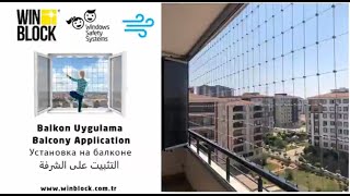 WinBlock®  Balkon Montaj Videosu  How to install Winblock on Balconies [upl. by Olegnaleahcim]