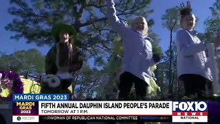 5th annual Dauphin Island Peoples Parade to roll Saturday [upl. by Eirellam]