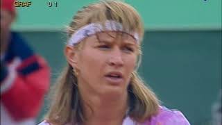 Arantxa SanchezVicario vs Steffi Graf 1991 RG Highlights [upl. by Carmena]