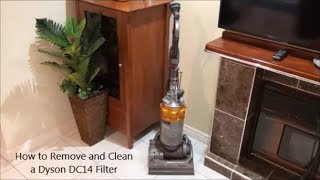 How to Remove and Clean a Dyson DC14 Filter [upl. by Andrei239]