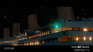 Titanic sinking real time in time lapse sinking 10000 titanic whitestarline [upl. by Anil197]