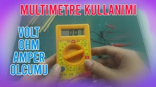 Multimetre İle Ölçüm Nasıl Yapılır  Multimetre Kullanımı  Avometre Volt Ohm Amper Ölçümü [upl. by The]