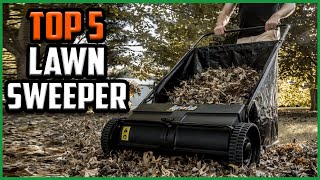 Top 5  Best Push Lawn Sweepers In 2021 Reviews [upl. by Ledeen]