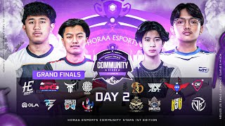 HORAA ESPORTS Community Stars 1st Edition  Finals Day 2 [upl. by Kapor399]