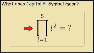 What does capital pi mean in Maths Product Summation [upl. by Atina]