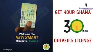 GET YOUR GHANA DRIVERS LICENSE IN 30 MINS [upl. by Spracklen477]