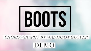 Boots Line Dance Demo choreography by Maddison Glover [upl. by Barthelemy877]