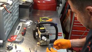 ECHO CS346 carburetor and fuel system tune up with a 15 dollar carb kit how to [upl. by Cantlon688]