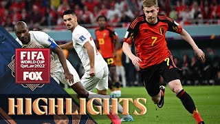 Belgium vs Canada Highlights  2022 FIFA World Cup [upl. by Teddman]