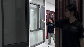 Commercialgrade aluminum windows 85 series casement window integrated with steel [upl. by Roderic]