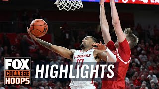 No 6 Wisconsin Badgers vs Nebraska Cornhuskers Highlights  CBB on FOX [upl. by Chapel]