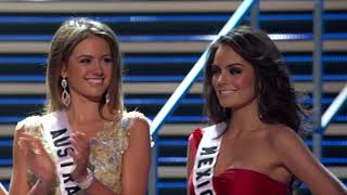 Top 5 Announcement 2010 Miss Universe [upl. by Ainavi]