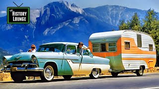 1950s America  Vintage USA Road Trip in COLOR [upl. by Aehs531]