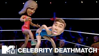 Mariah Carey vs Jim Carrey  Celebrity Deathmatch [upl. by Herby]