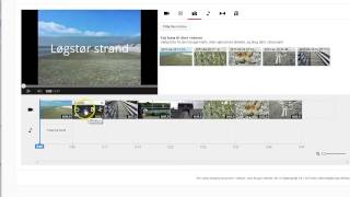 Sådan redigerer du video og billeder i Youtube 1 [upl. by Eiryt]