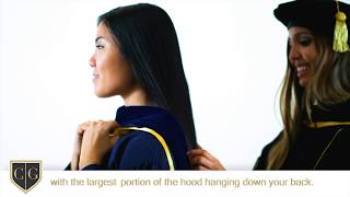 Putting On Your Doctoral Hood  CAPGOWN [upl. by Fin]