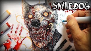 quotSmiledogquot Horror Story  Creepypasta  Drawing [upl. by Sulamith357]