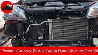 Fitting a Caratow Braked Towing Frame Kit on my Seat Mii [upl. by Ujawernalo]