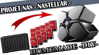 Projet NAS maison QUADSTELLAR NASTELLAR  Homemade DIY [upl. by Aneeled]