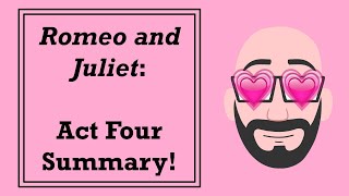 Romeo and Juliet Act Four Summary [upl. by Ainedrag]