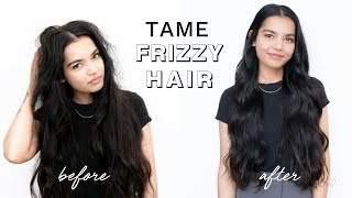 How to Get Rid of Frizzy Hair  5 Tips [upl. by Mufi]