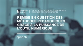 Remise en question des méthodes pédagogiques grâce à l’outil numérique  Speechi Part 77 [upl. by Hoffman]