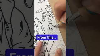 Unbelievable Pen amp Ink Drawing Illustration Technique [upl. by Namlas]