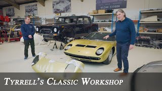 The Italian Jobs  Ferrari and Lamborghini Restorations  Tyrrells Classic Workshop [upl. by Neeneg975]