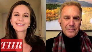 Let Him Go Cast Kevin Costner Diane Lane and Lesley Manville  THR Interview [upl. by Ayak855]