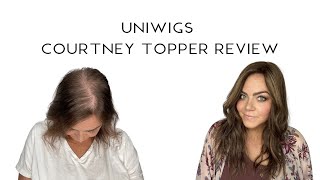 Uniwigs Courtney Hair Topper Review [upl. by Swanhilda]