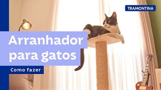 Como fazer um arranhador para gatos  Tramontina [upl. by Animsaj750]