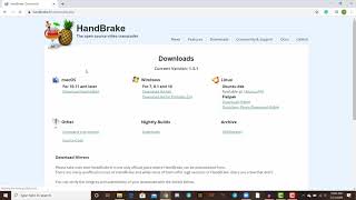 How to Download Handbrake for Windows [upl. by Aneetsyrk]