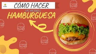 📌 Cómo hacer las mejores hamburguesas caseras ¡jugosas y sabrosas🍔🧀 [upl. by Oneill432]