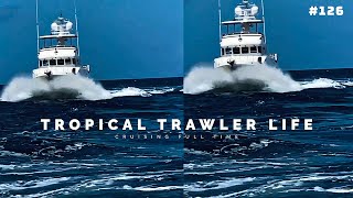 TROPICAL TRAWLER LIFE Full time Bahamas cruising on a Nordhavn 55 126 [upl. by Enyalaj]