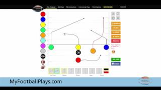 Create Flag Football Plays and Formations [upl. by Yorle]