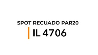 SPOT RECUADO PAR20  INTERLIGHT IL4706 [upl. by Nitza]