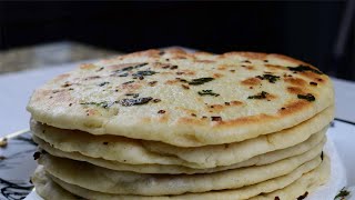 How To Make Soft Gluten Free Garlic Naan Bread Without Oven  Aanis Gluten Free Kitchen [upl. by Les120]