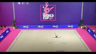 Viktoriia Onopriienko Ball AA 24700  World Cup Pesaro 2021 [upl. by Anauq]