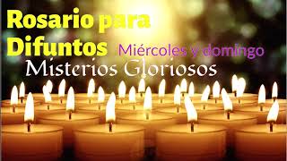 ✝️𝙍𝙊𝙎𝘼𝙍𝙄𝙊 𝙋𝘼𝙍𝘼 𝘿𝙄𝙁𝙐𝙉𝙏𝙊𝙎 Misterios Gloriosos Miércoles y domingo 📿 Oraciones Católicas Orar Unidos [upl. by Karly]