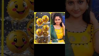 ❤️❤️Serial heroines VS Smilee balls youtubeshorts starmaa trending song music newsong loveyt [upl. by Anoved]