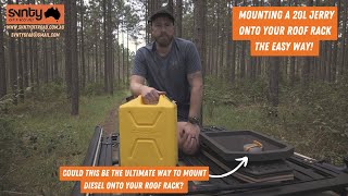 Mounting a 20L Jerry onto a Roof Rack The Easy Way [upl. by Tara]