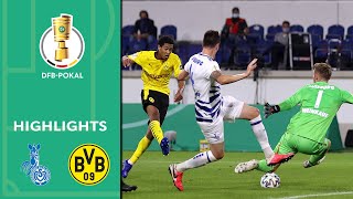 MSV Duisburg vs Borussia Dortmund 05  Highlights  DFBPokal 202021  1st Round [upl. by Alym567]